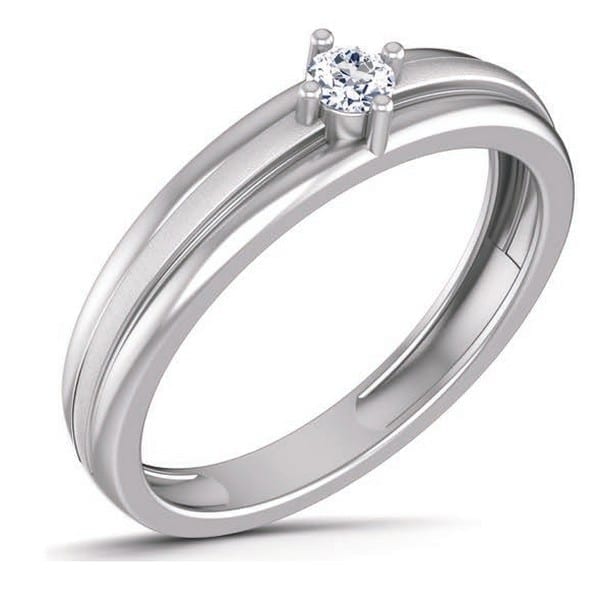 Modus Solitaire Ring For Men | A Glowing Solitaire Ring | CaratLane
