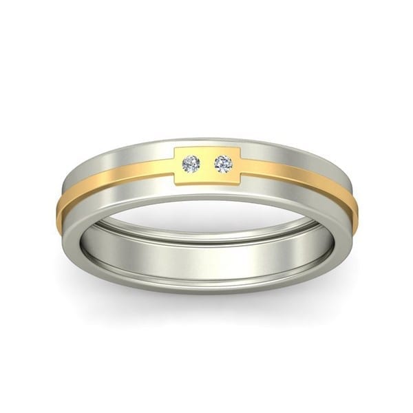 Gold Diamond Ring 18k - Manik Chand Jeweller KOLKATA