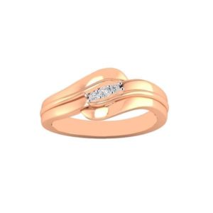 Diamond Ring in 18Kt Gold (2.480 gram) with Diamonds (0.10 Ct) for Women