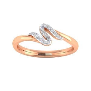 Diamond Ring (0.12Ct) in 18Kt Gold (1.680 gram)