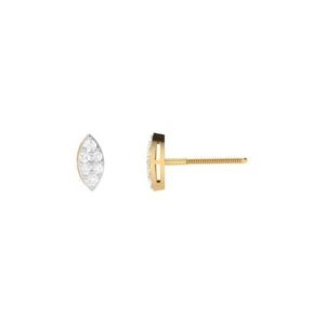 Diamond Earring in 18Kt Gold (1.300 gram) with Diamonds (0.23 Ct)
