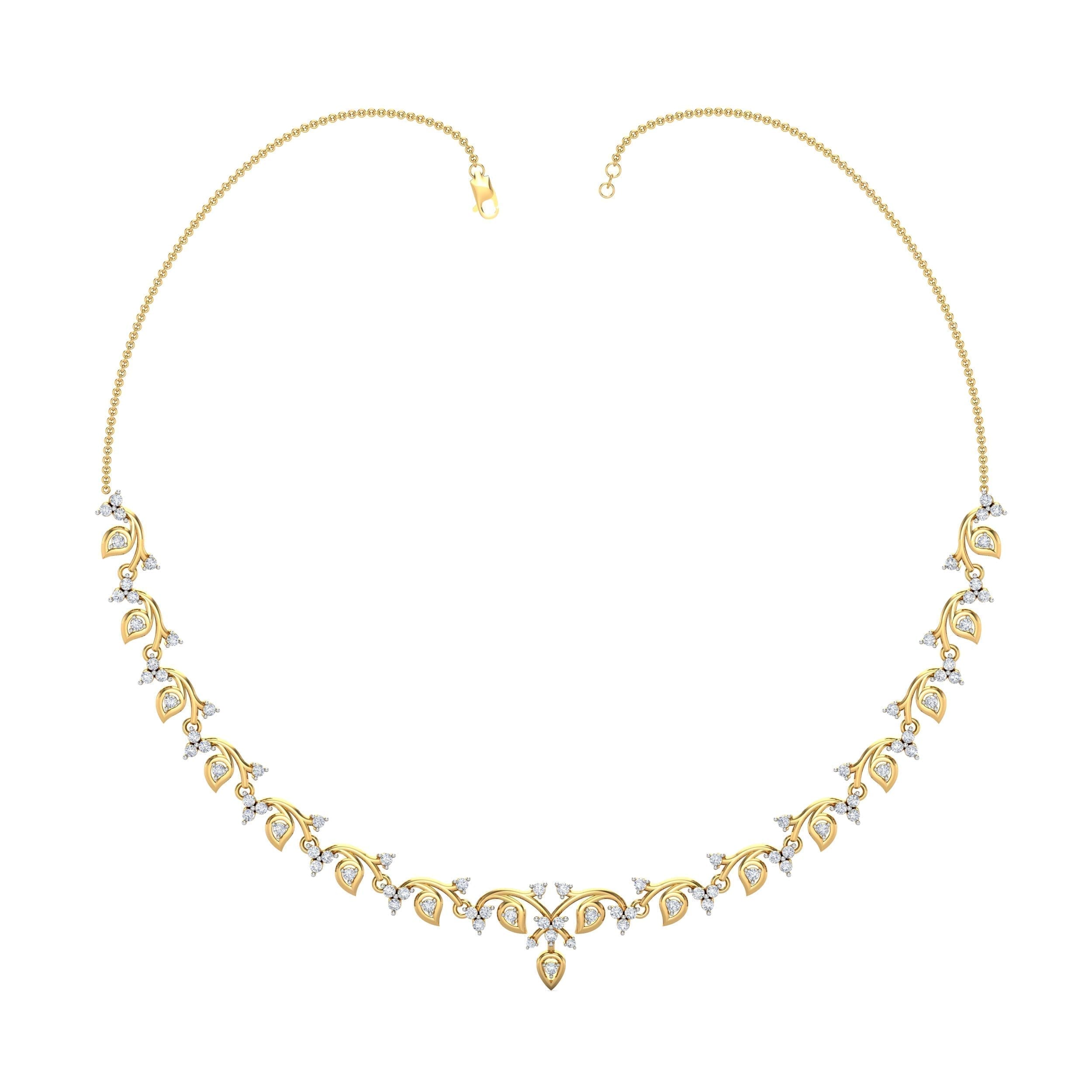 GIA 2.07ct Estate Vintage Heart Diamond Pendant Necklace in 18k Yellow Gold