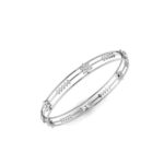 Elegant Diamond Bangles (1.24 Ct) , 18Kt Gold (15.750 gram) 