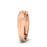 Diamond Ring (0.16 Ct) In 18Kt Gold (4.028 Gram) For Men