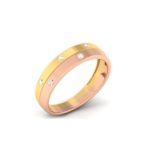 Diamond  Ring (0.24 Ct) In 18Kt Gold (3.690 Gram) For Men