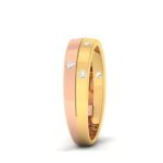 Diamond  Ring (0.24 Ct) In 18Kt Gold (3.690 Gram) For Men