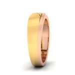 Diamond Ring (0.04 Ct) in 18Kt Gold (4.110 gram) for Men