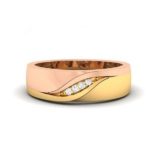 Diamond Ring (0.04 Ct) in 18Kt Gold (4.110 gram) for Men