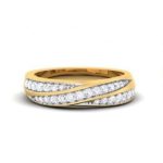 Diamond Ring (0.39 Ct) in 18Kt Gold (4.600 gram)  for Women