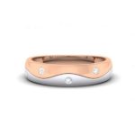 Diamond Ring (0.12 Ct) in 18Kt Gold (3.690 gram) for Women