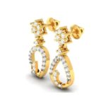 Diamond Earring (0.34 Ct) in 18K Gold (2.220 gram) for Women