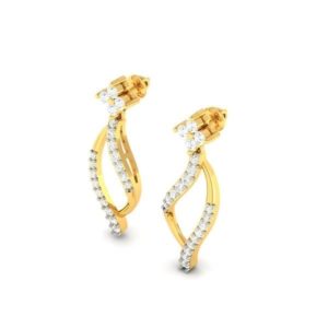 Diamond Earring (0.34 Ct) in 18K Gold (3.000 gram) for Women