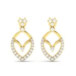 Diamond Earrings(0.45Ct) in 18Kt Gold (2.700 gram) for Women