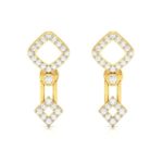 Diamond Earring(0.37Ct) in 18Kt Gold ( 2.590 gram) for Women