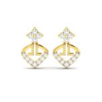 Diamond Earring(0.31ct) in 18Kt Gold (2.170 gram) for Women