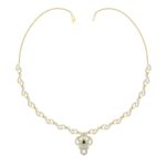 Diamond Necklace In 18Kt Gold (14.110 Gram) & Diamonds (1.92 Ct)