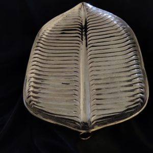 Silver Banana Leaf Plate in 925 Silver