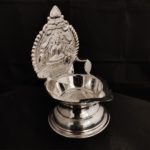 Silver Kamakshi Lamp (50 Gms) in 925 Silver