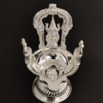 Exclusive Silver Kamakshi Lamp (274 Gms)