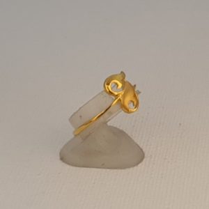 Gold Ring (1.690 Grams), 22Kt Plain Yellow Gold Jewellery for Women