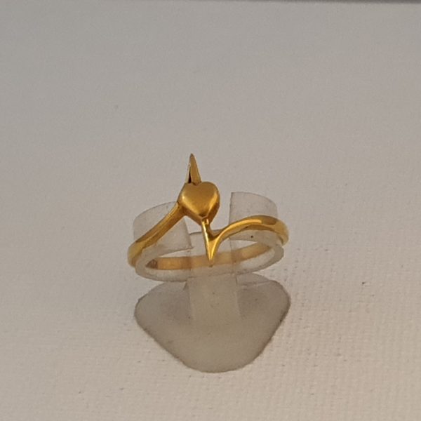 Gold Ring (2.550 Grams) in 22Kt Gold for Women