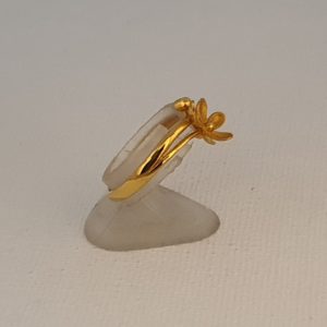 Sleek Gold Ring (2.780 Grams) in 22Kt Gold for Women