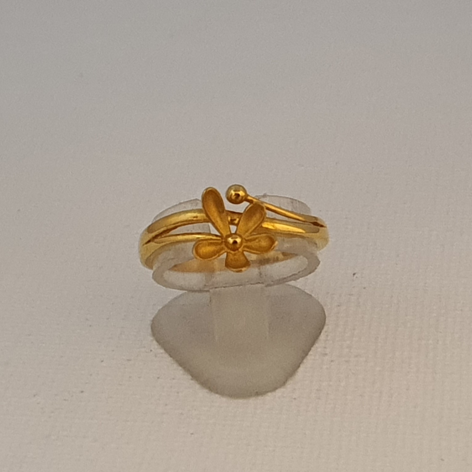 Buy Slender Elegant Tiered Gold Ring At Best Price | Karuri Jewellers-gemektower.com.vn