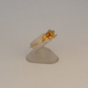 Gold Ring (1.310 Grams), 22Kt Plain Yellow Gold Jewellery for Women