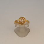 Sleek Gold Ring (1.550 Grams), 22Kt Gold Jewellery for Women