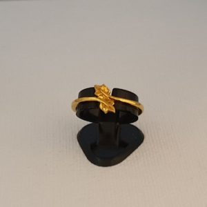22Kt Plain Gold Lightweight  Ring (2.140 Grams) for Women