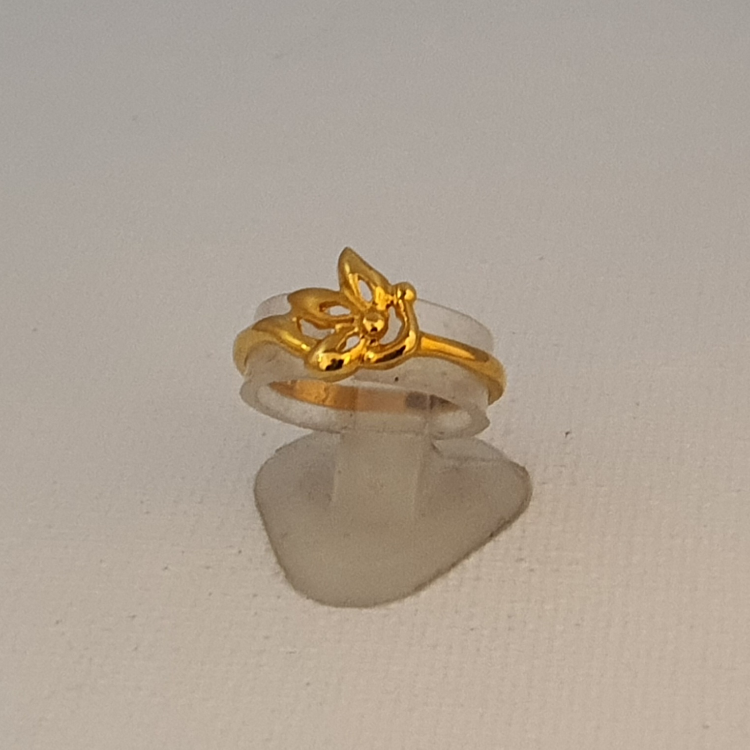 Plain Gold Ladies Ring – Sarafa Bazar India