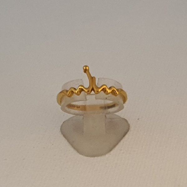 Lightweight Yellow Gold Ring (1.920 Grams) for Women