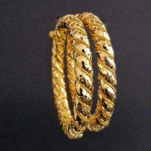 Gold Bangles (49.500 Gms) set of 2 in 22K Yellow Gold