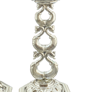 925 Handcrafted Silver Pooja Lamps/ Diyas (138.500 Grams)