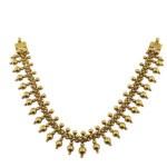 Handmade 22K Plain Yellow Gold Necklace Set (29.700 grams)