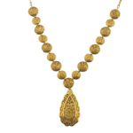 22K Plain Gold Necklace Set (27.000 grams) for Women