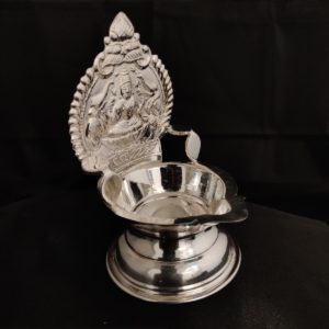 Silver Kamakshi Lamp (40 Gms) in 925 Silver