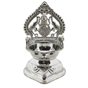 Silver Kamakshi Lamp (112Gms) in 925 Silver