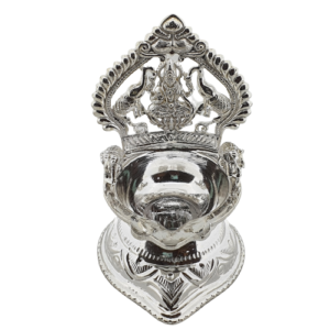 Silver Kamakshi Lamp (112Gms) in 925 Silver
