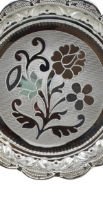 Handcrafted Silver Pooja Plate (216 gms)