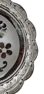 Handcrafted Silver Pooja Plate (216 gms)