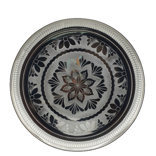 Silver Tambool & Pooja Plate (331gms)
