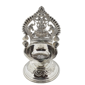 Silver Kamakshi Lamp (80Gms) in 925 Silver