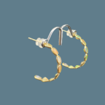 Opal Gemstone Earrings In 18K Gold |Push Back Screw