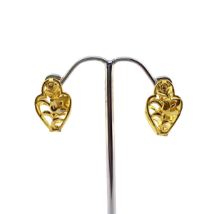 22K Plain Gold Bali  Earrings (8.000 Grams)