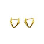 22K Plain Gold Bali  Earrings (8.000 Grams)