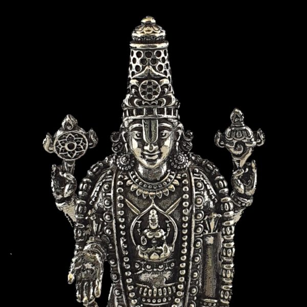 Balaji 3D Idol in Solid 925 Sterling Silver (113 Grams)