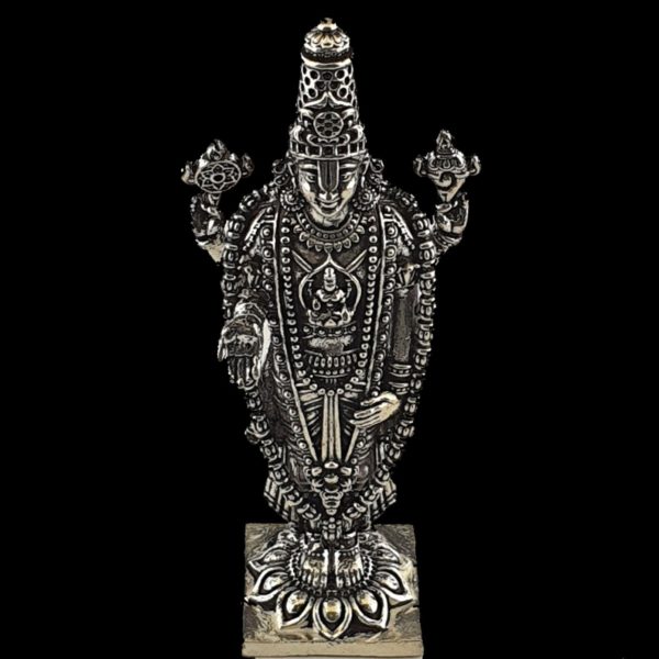 Balaji 3D Idol in Solid 925 Sterling Silver (113 Grams)