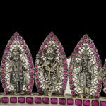 925 Silver Dashavatar Idols With Antique Finish and  Stones