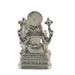 925 Handcrafted Sterling Silver Lakshmi Narasimha Idol